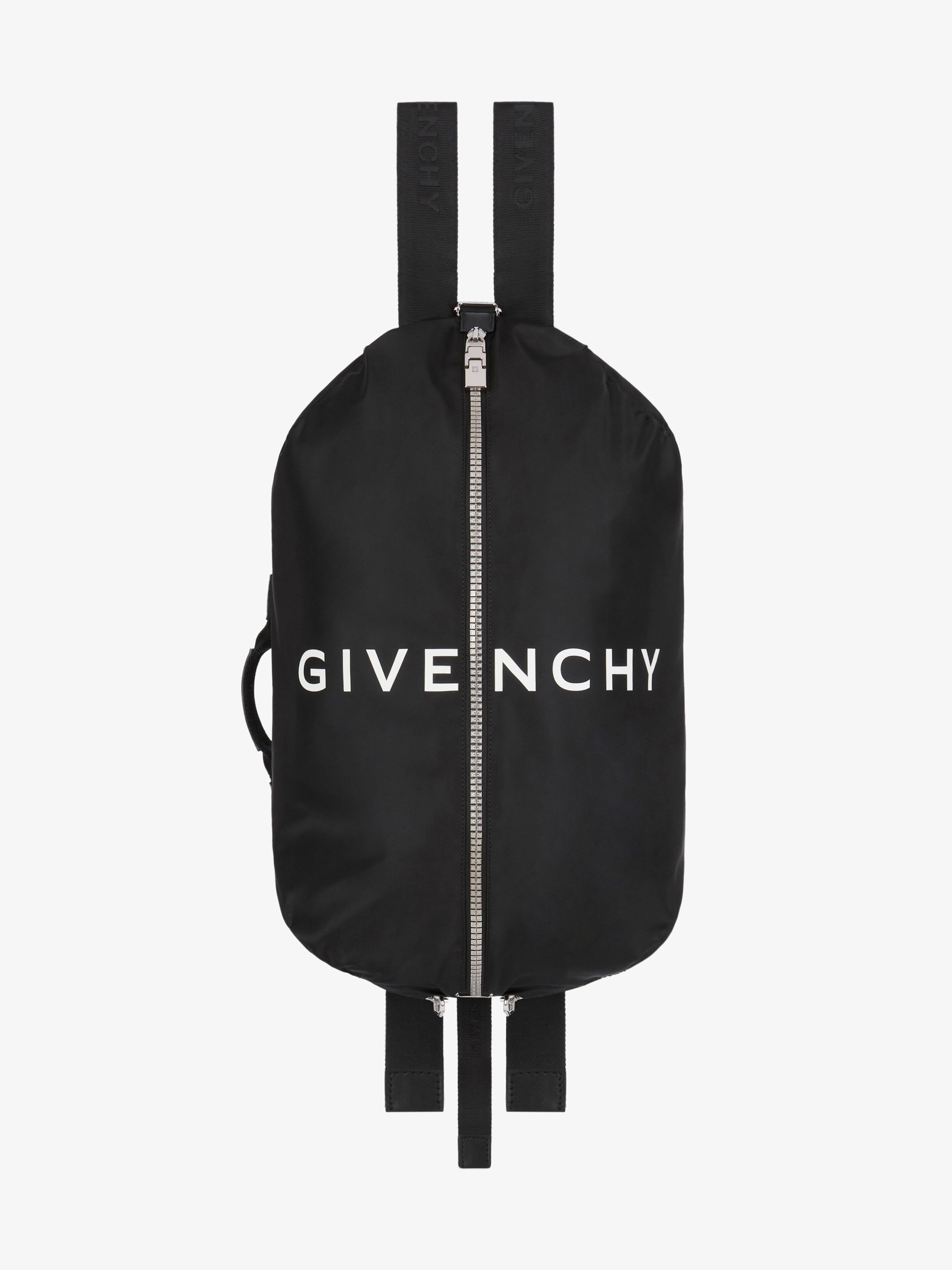 Givenchy o1w1db10925 Size: OS / G-Zip Medium Backpack in Black Size ONE SIZE - 1 Thumbnail