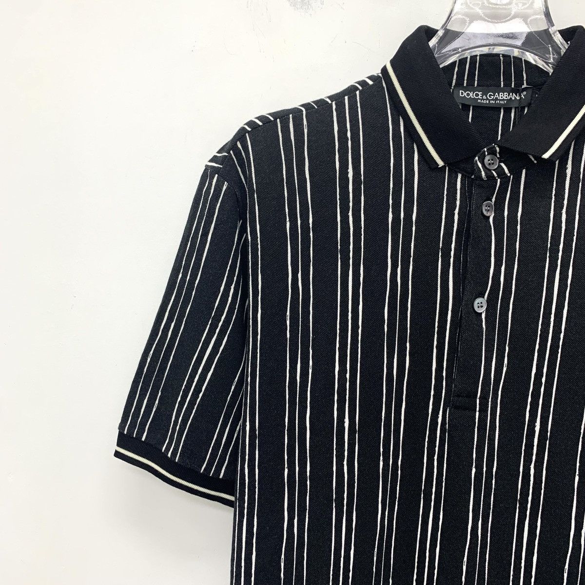 Dolce & Gabbana Dolce & Gabbana Vertical Striped Short Sleeve K26WX Size US S / EU 44-46 / 1 - 3 Thumbnail