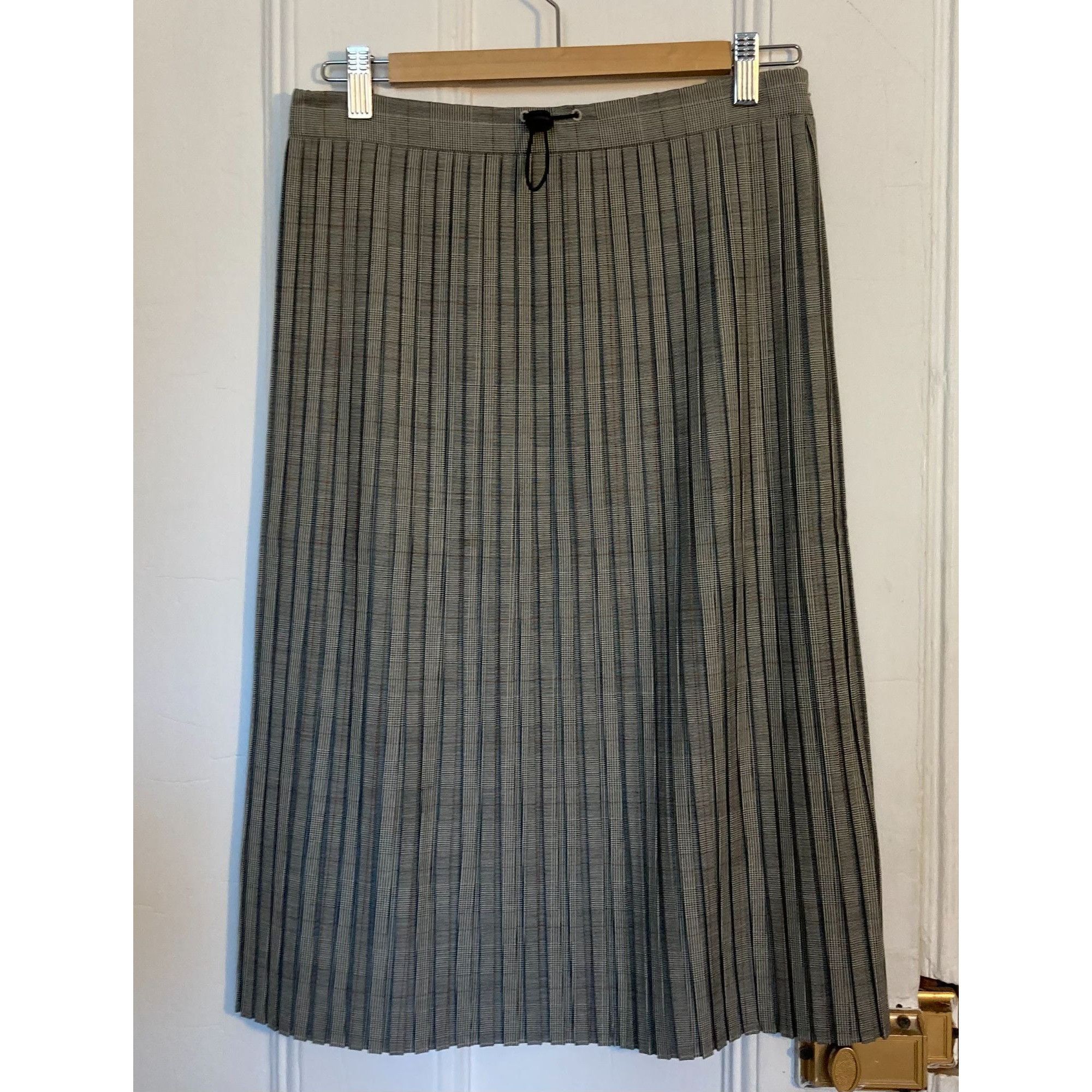 Christian Wijnants Christian Wijnants Plaid, Pleated Skirt, Knee Length, Size 3 Size 27" / US 4 / IT 40 - 1 Thumbnail
