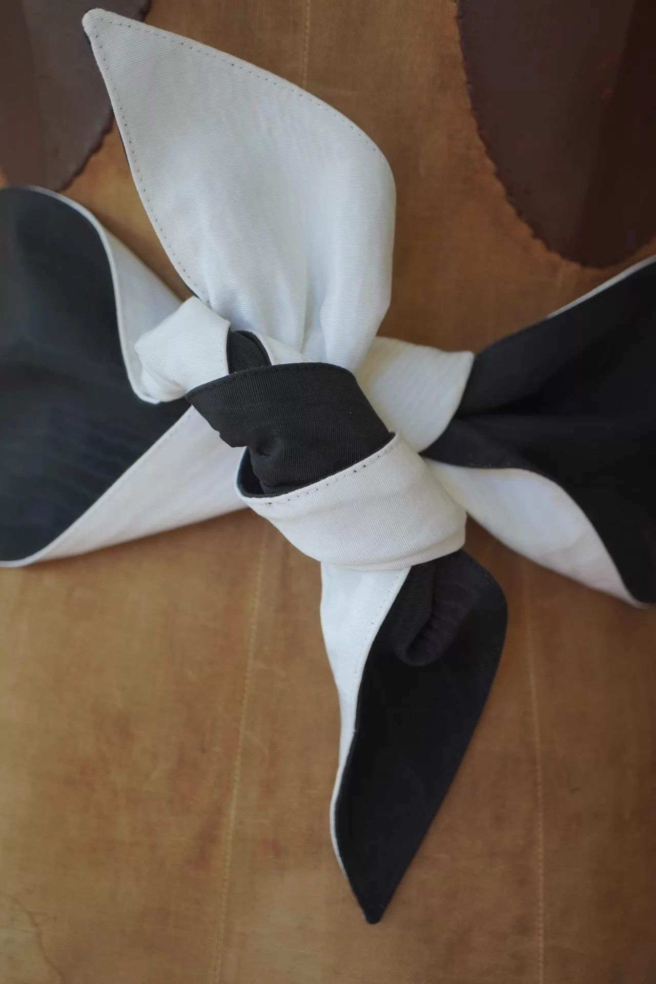 Yves Saint Laurent Yves Saint Laurent 1979 Rive Gauche Black & White Waist Sash Size ONE SIZE - 7 Thumbnail