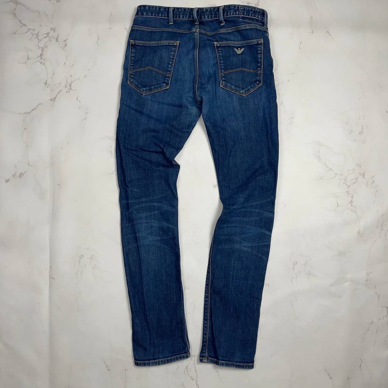 Giorgio Armani Vintage Armani Jeans Metal Logo Denim Pants Size 31 Size US 31 - 5 Thumbnail
