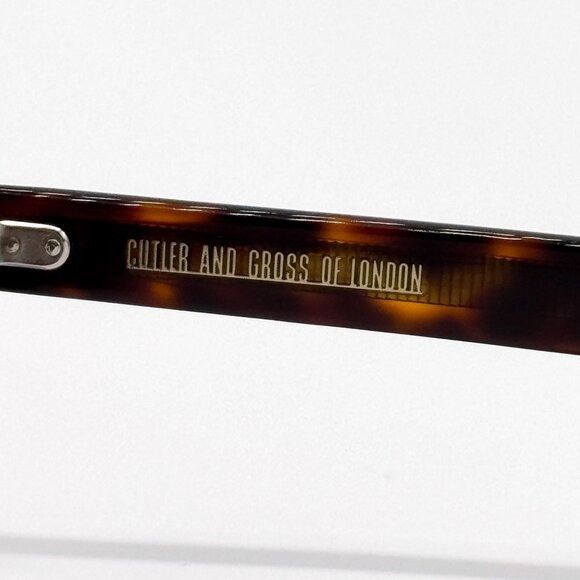 Cutler and Gross NEW CUTLER AND GROSS EYEGLASSES CG1291V2 002 HAVANA UNISEX Size ONE SIZE - 8 Thumbnail