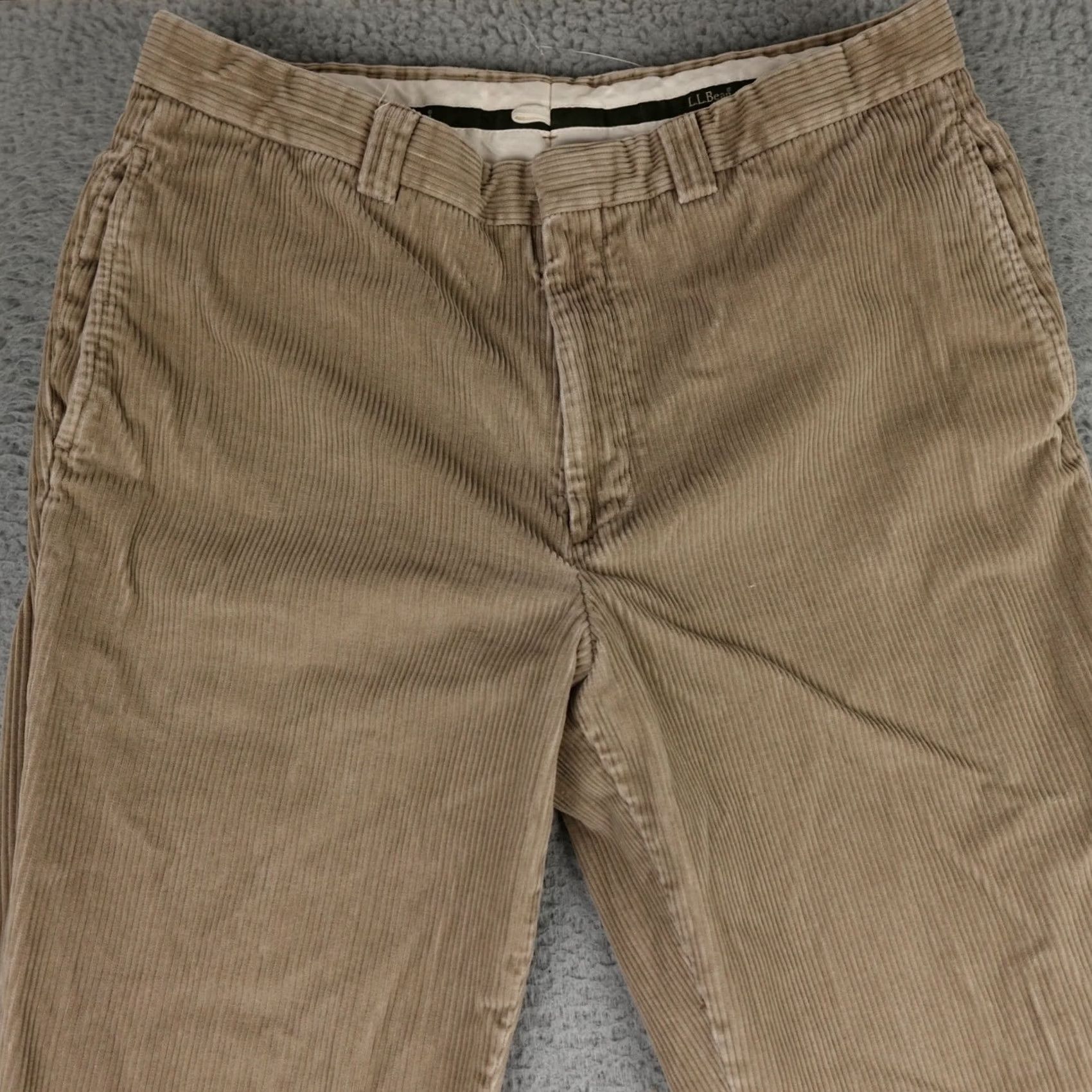 Vintage VINTAGE LL Bean Pants Mens 34x30 Brown Corduroy Relaxed Skater Y2K Grunge Size US 34 / EU 50 - 4 Thumbnail
