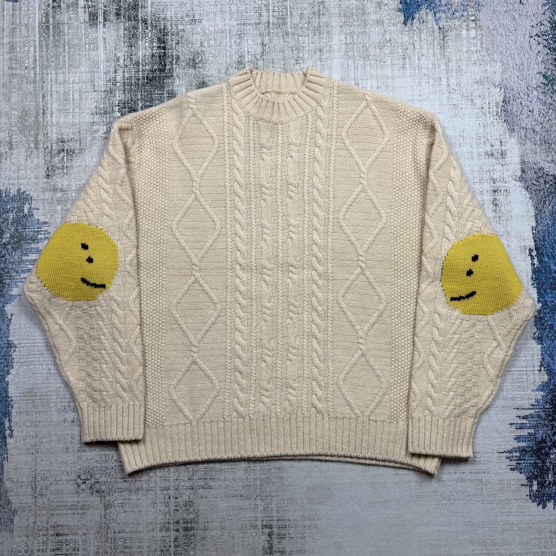 Kapital KAPITAL Made in Japan Smiley Wool Sweater Size US L / EU 52-54 / 3 - 1 Thumbnail