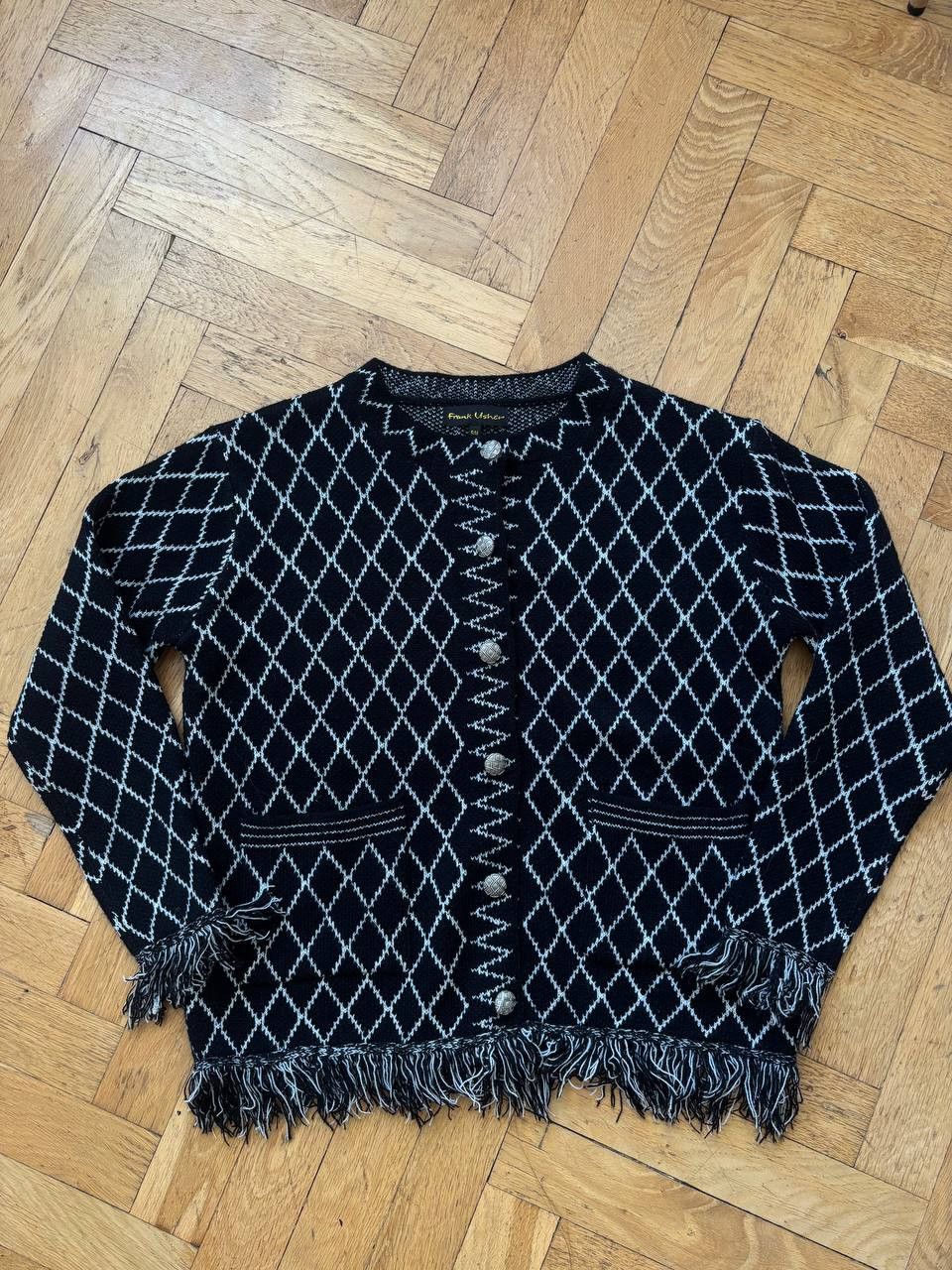 Other Frank Usher womens cardigan wool designer vintage Size S / US 4 / IT 40 - 1 Thumbnail
