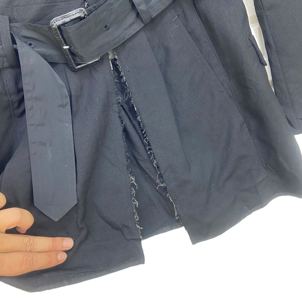 Junya Watanabe Junya Watanabe Comme des Garçons Sample Wool Distressed Coat Size S / US 4 / IT 40 - 16 Thumbnail