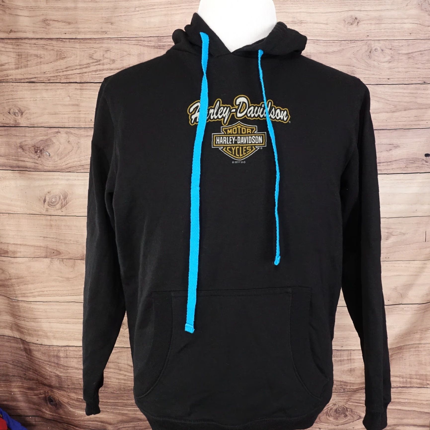 Harley Davidson VINTAGE HARLEY-DAVIDSON BLACK PULLOVER HOODIE MENS SIZE M PANAMA CITY BEACH Size US M / EU 48-50 / 2 - 3 Thumbnail