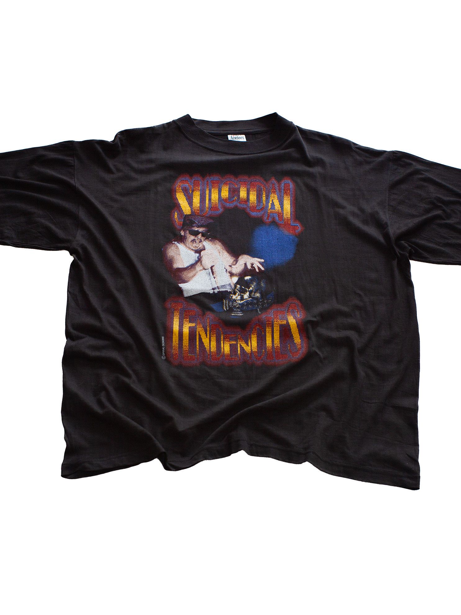 Band Tees Vintage 90s Suicidal Tendencies Bootleg Punk Band T-Shirt Size US XL / EU 56 / 4 - 1 Thumbnail