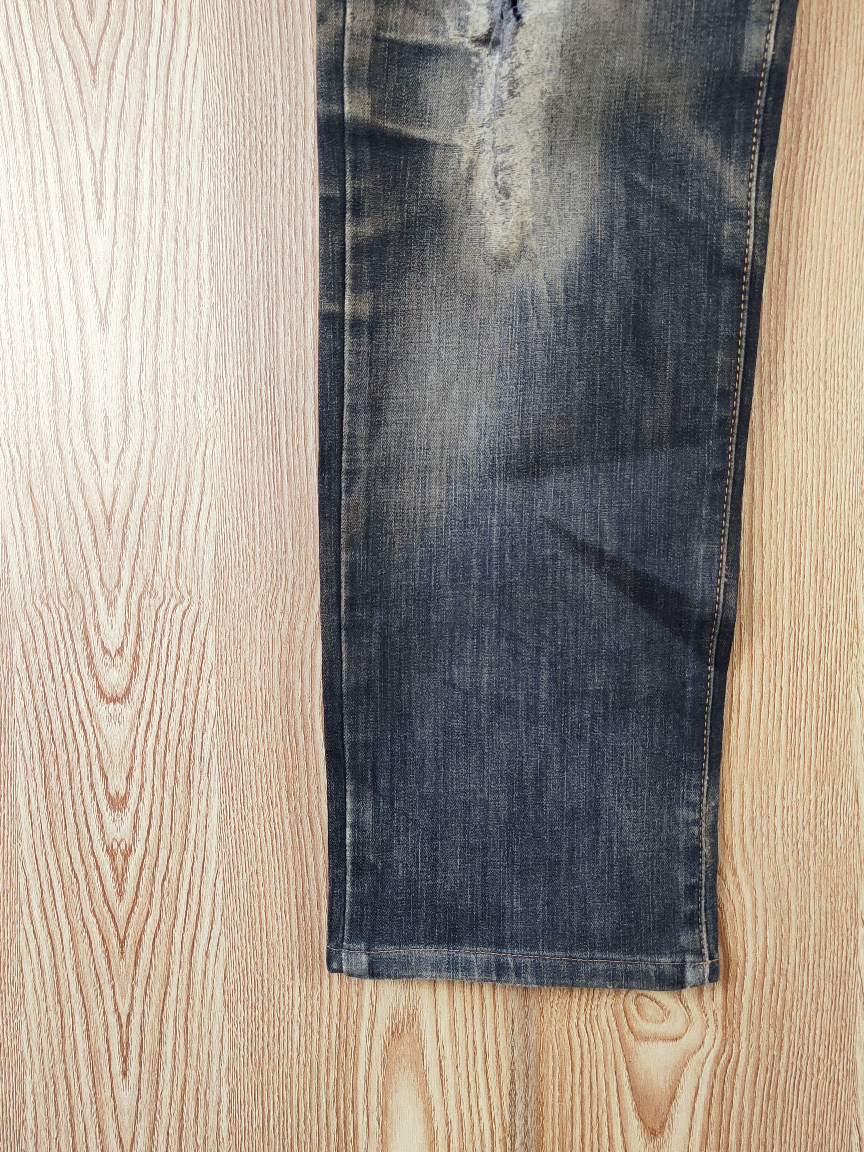 Edwin Edwin Blue Faded Distressed Ripped Jeans#W 111 Size US 32 / EU 48 - 5 Thumbnail