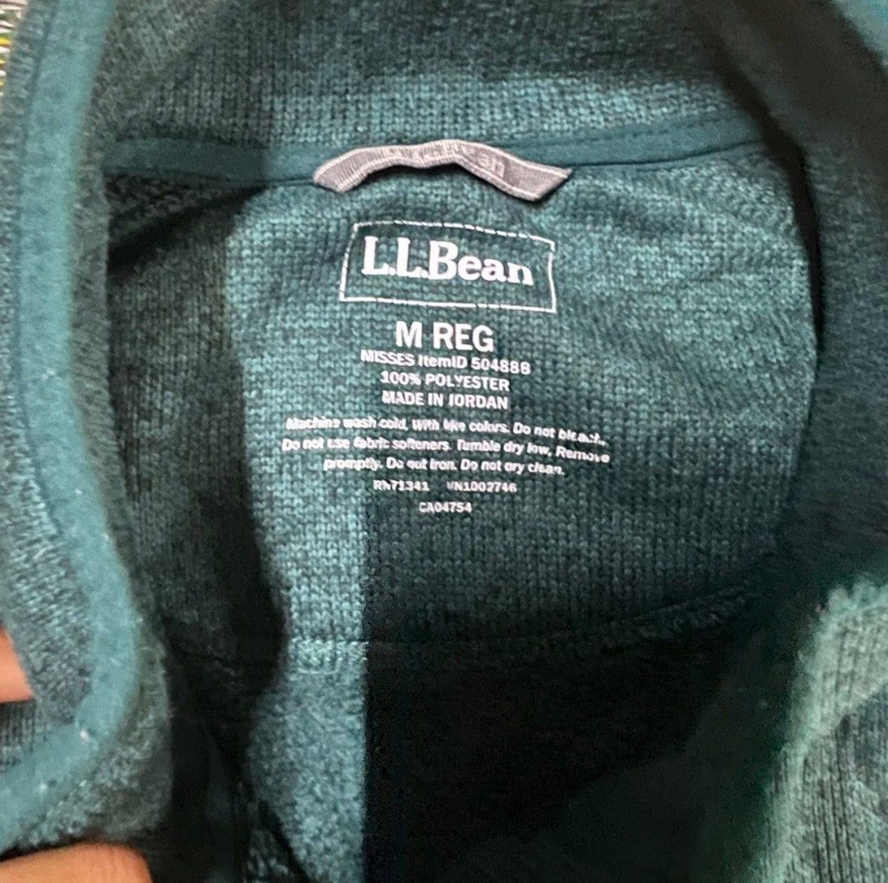 L.L. Bean Women’s L.L.Bean Full Zip Fleece Jacket Size M / US 6-8 / IT 42-44 - 2 Thumbnail
