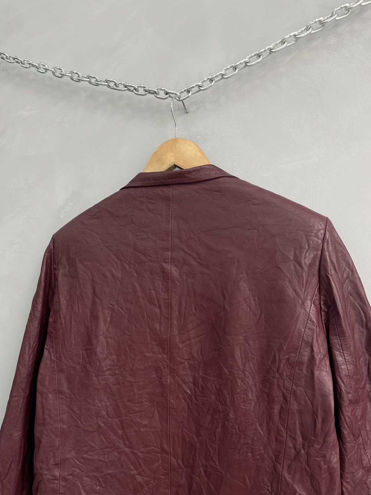 Zadig & Voltaire Avant garde Zadig Voltaire leather blazer y2k Size US XXS / EU 40 - 12 Thumbnail