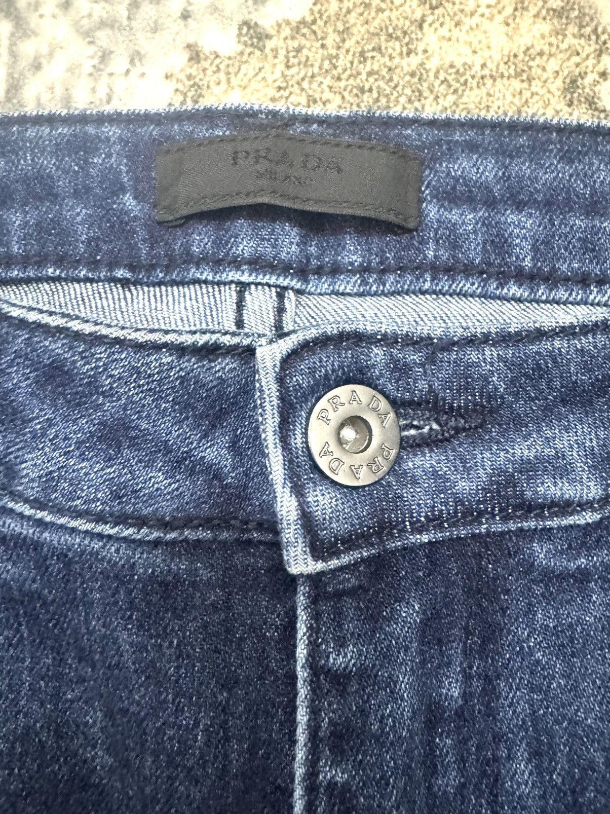Prada Prada Denim Logo Pocket Pants Jeans Size US 31 - 5 Thumbnail