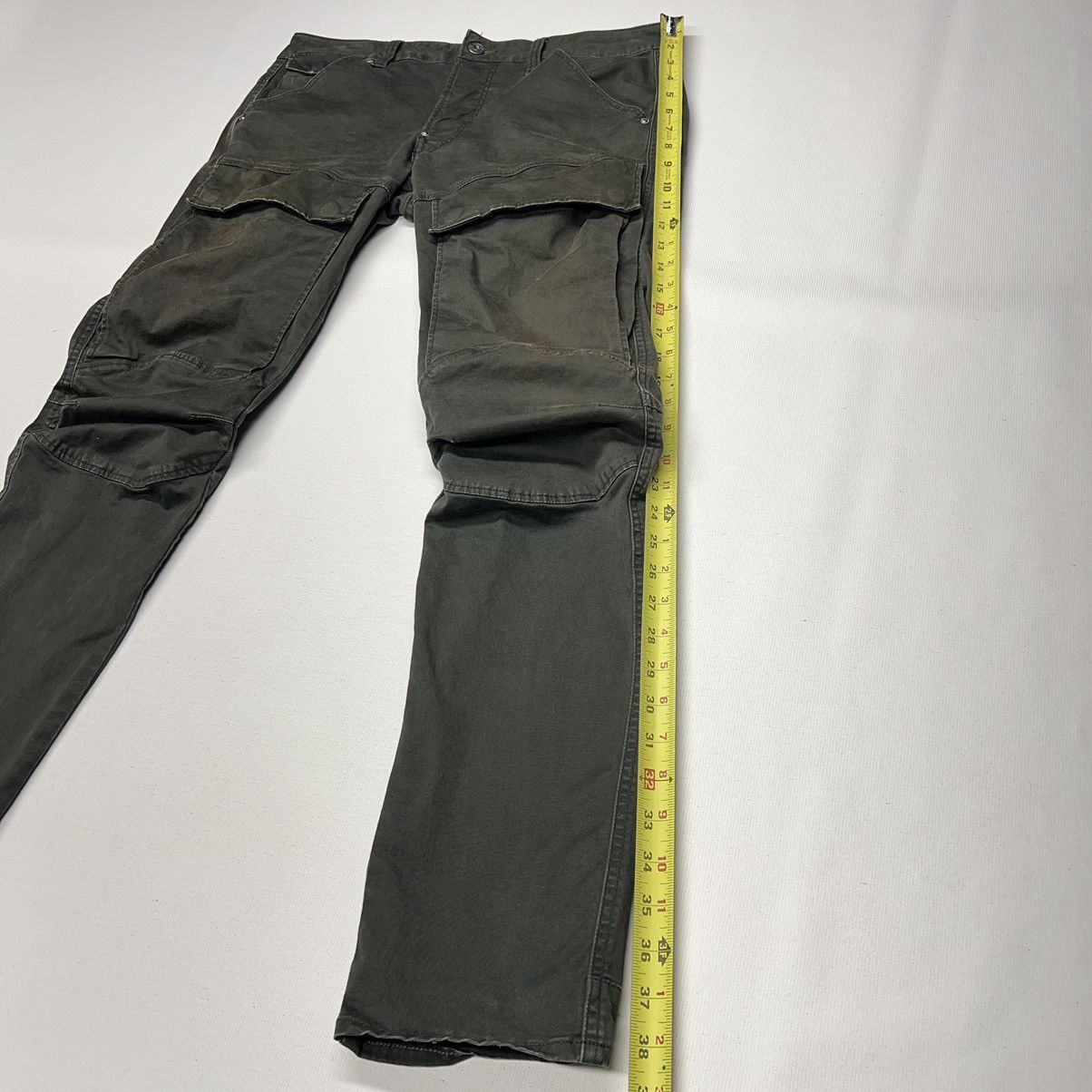 G-Star G Star Raw Pants Green Cargo Air Defence 5620 3D Skinny Size US 31 - 18 Thumbnail