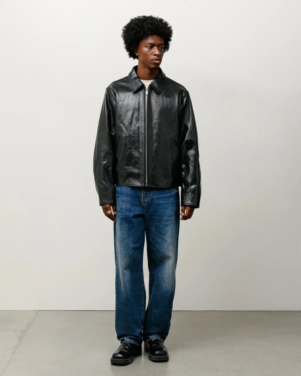 Stussy Leather Garage Jacket Size US L / EU 52-54 / 3 - 1 Thumbnail