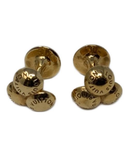 Louis Vuitton LOUIS VUITTON Taiga Cufflinks Gold One Size Size ONE SIZE - 1 Thumbnail