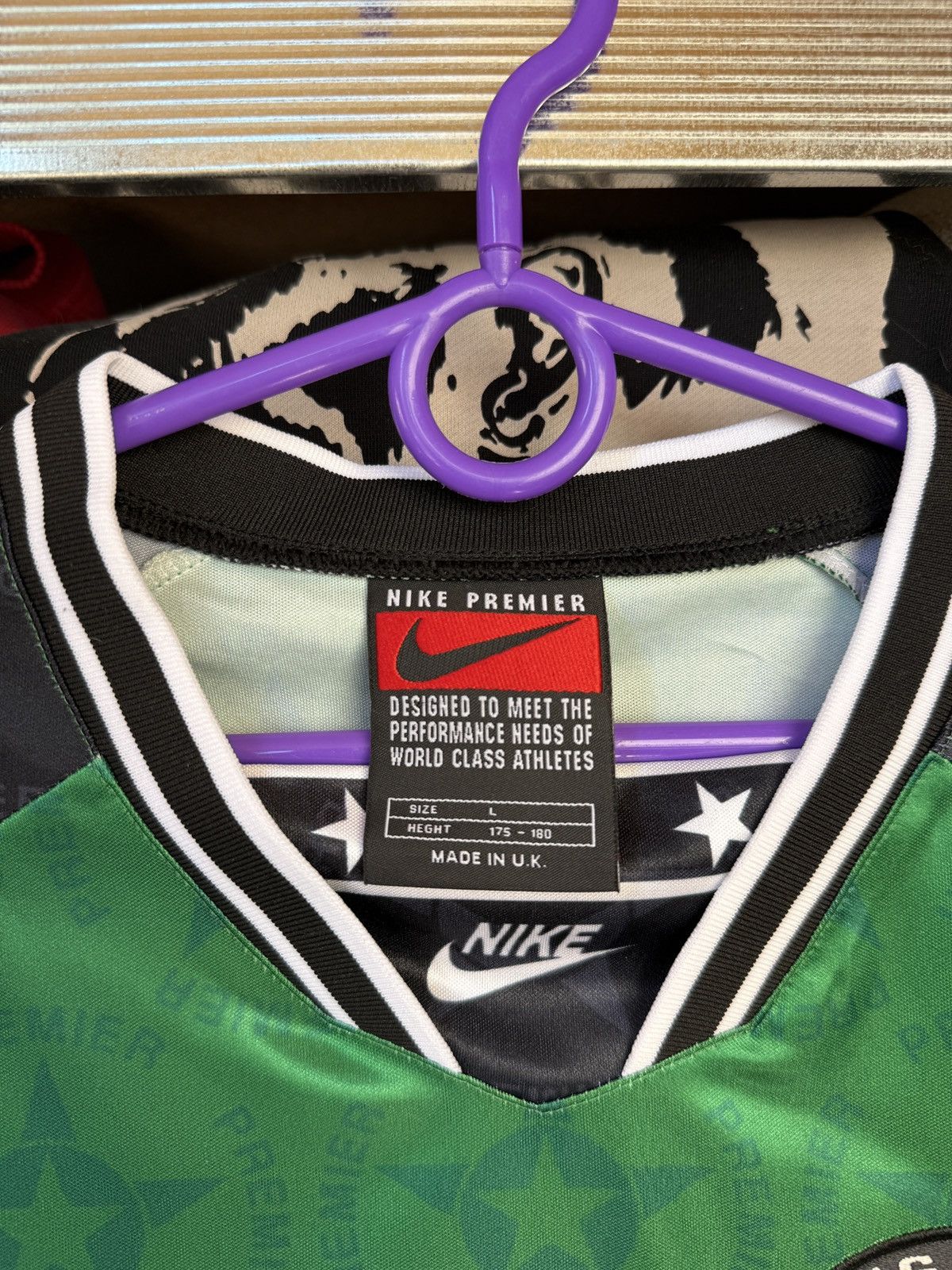 Nike 1998/2000 Nike Nigeria Vintage Soccer Jersey T-Shirt Tee Size US L / EU 52-54 / 3 - 9 Thumbnail