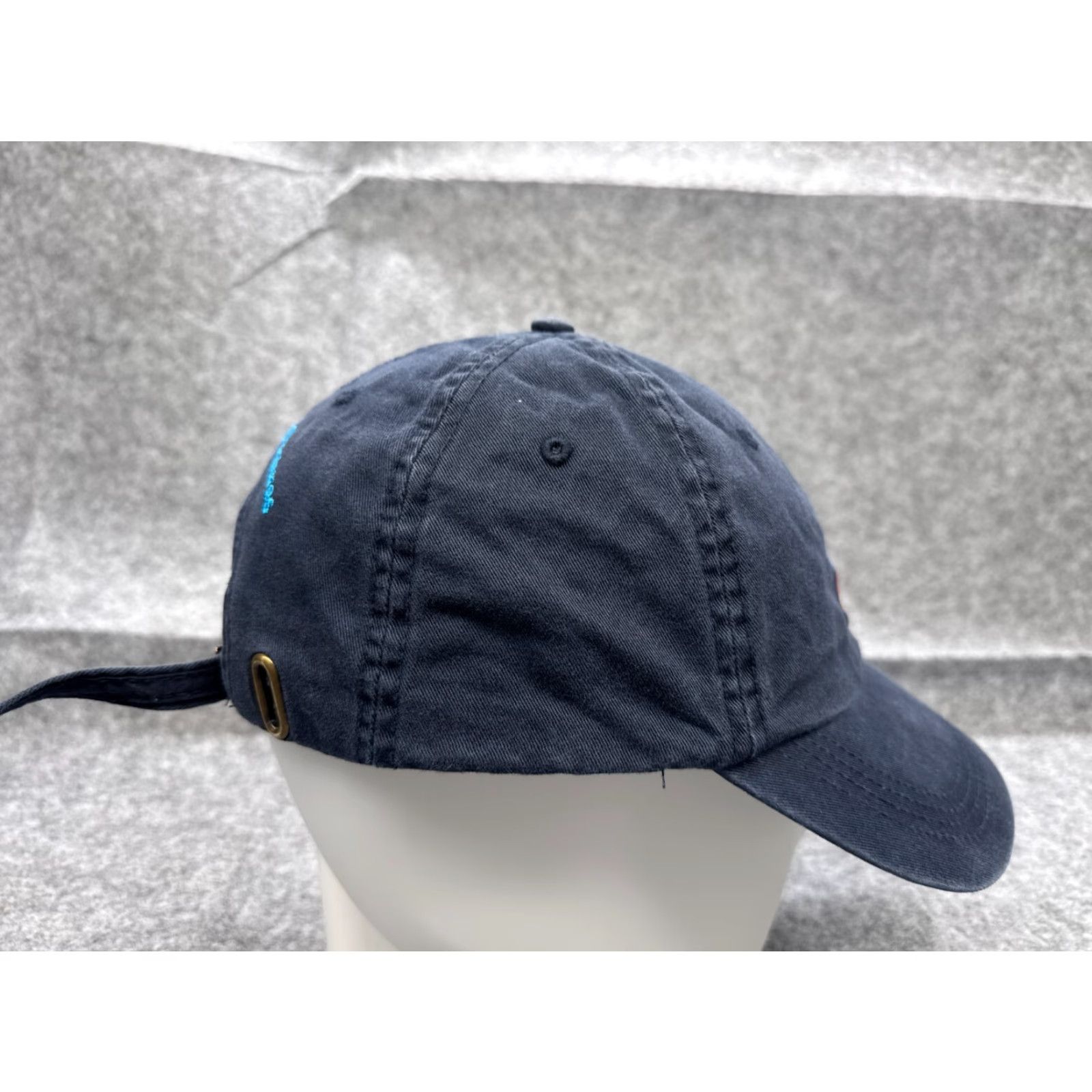 IDEA Ideal Chevron Hat Cap Snap Back One Size Blue Cotton Twill Baseball Cap Logo Adjustable Men Casual Everyday Standards Size ONE SIZE - 7 Thumbnail