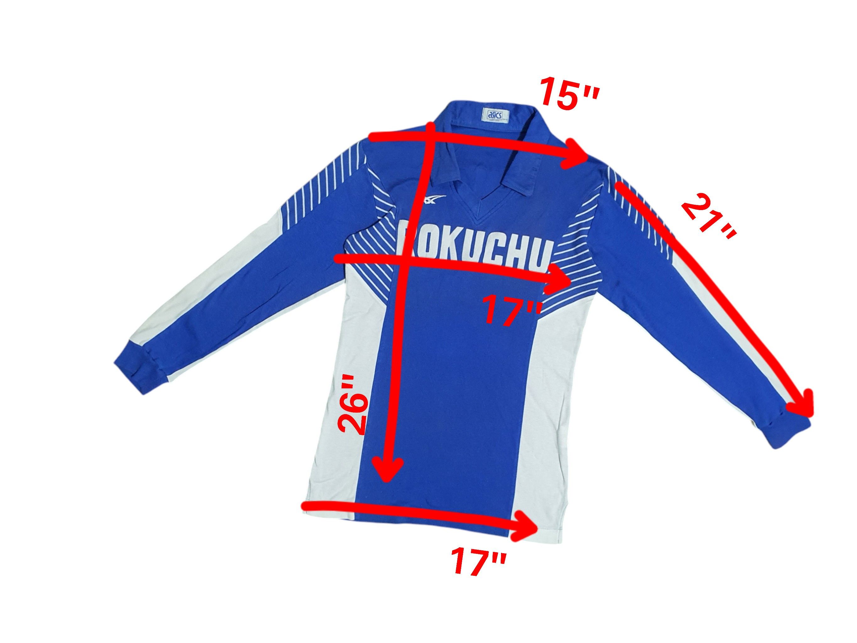 Asics × Vintage VINTAGE ASICS 17”/26” LONGSLEEVE SPORTSWEAR Size US S / EU 44-46 / 1 - 10 Thumbnail
