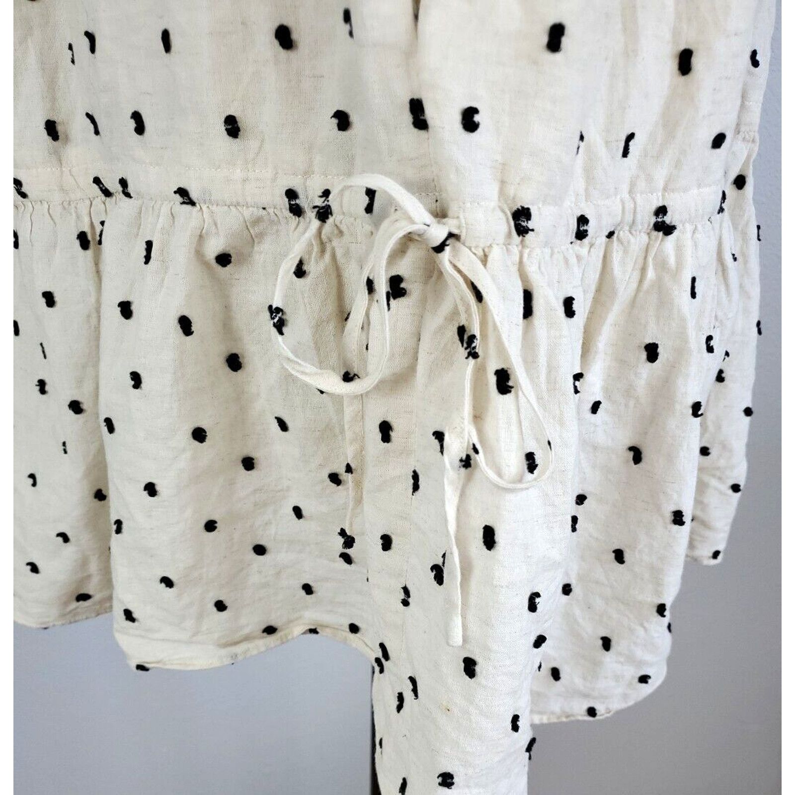 Madewell Madewell Dress Womens XXS Lorelei Cotton Linen Blend Size XXS / US 00 / IT 34 - 9 Thumbnail