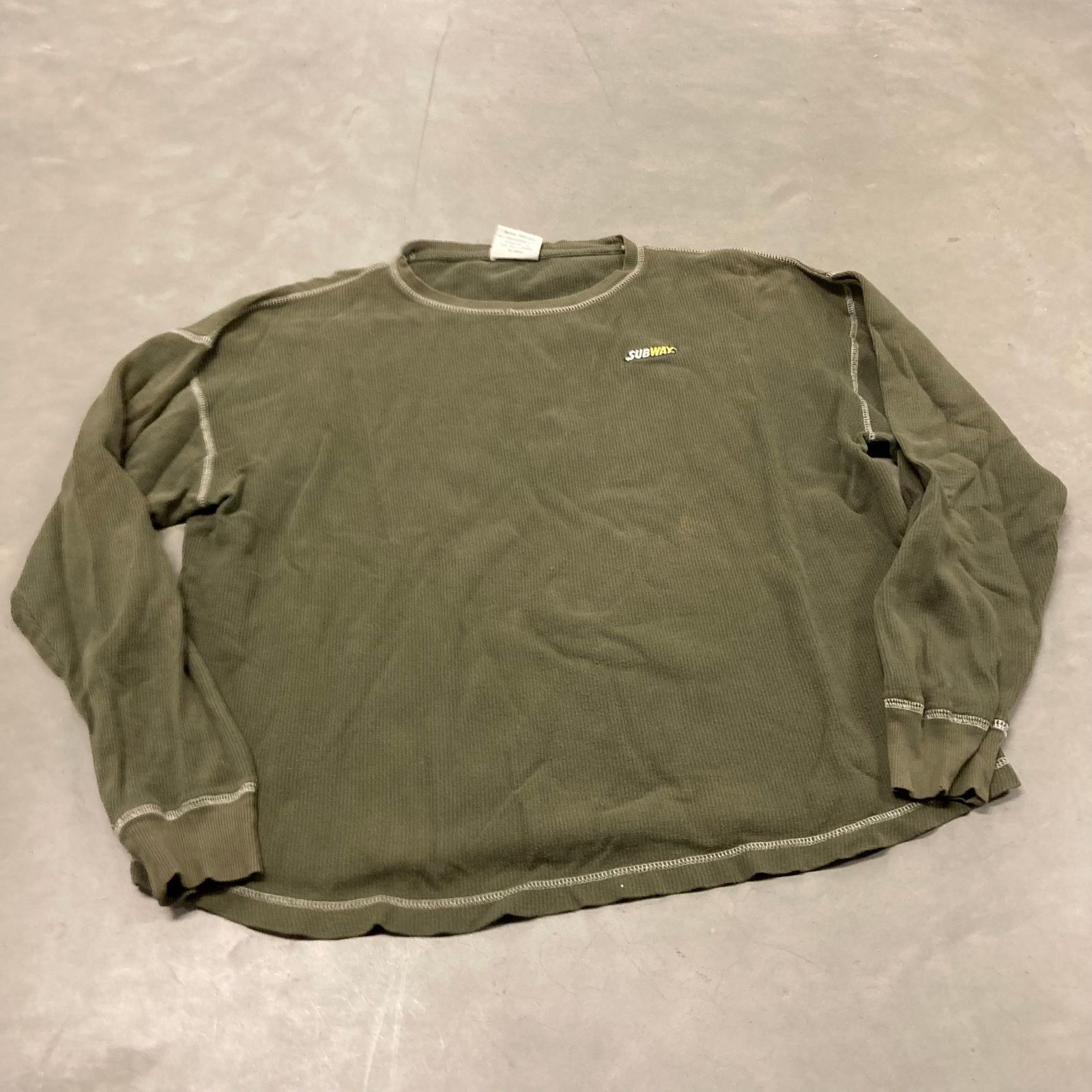 Vintage Y2K subway thermal T-Shirt Size US XXL / EU 58 / 5 - 1 Thumbnail
