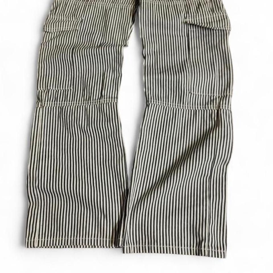 Other Navy blue/ White pinstripe pants Size 26" / US 2 / IT 38 - 3 Thumbnail