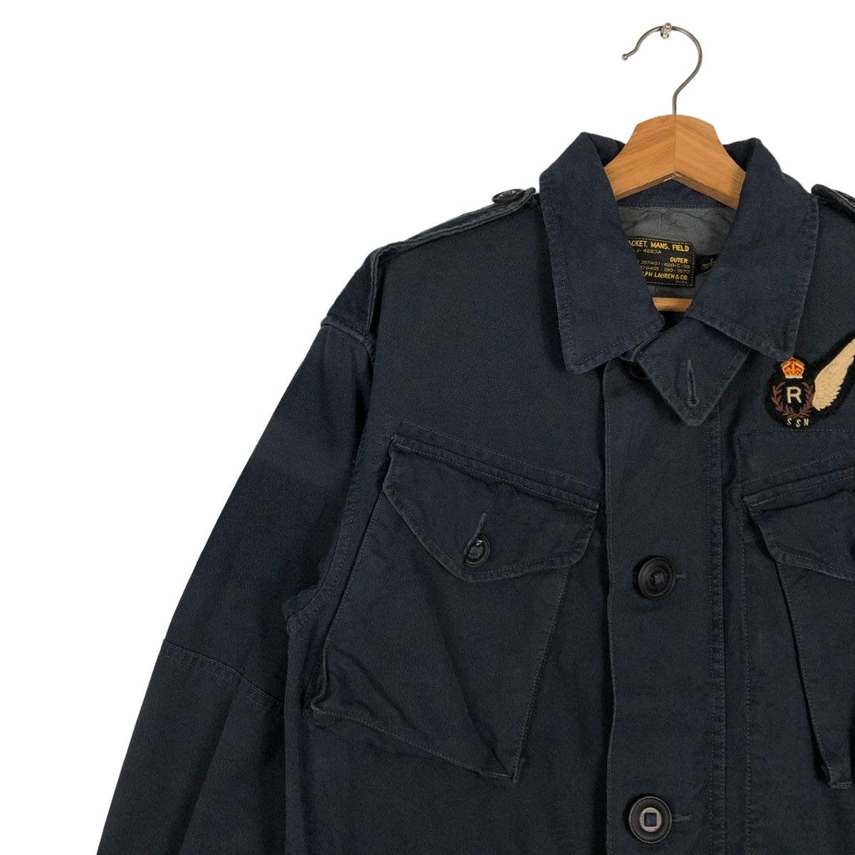Polo Ralph Lauren 🔥ROYAL BLUE INSPECTOR RRL UNIFORM COMBAT GARMENTS LTD ARMY Size US S / EU 44-46 / 1 - 5 Thumbnail