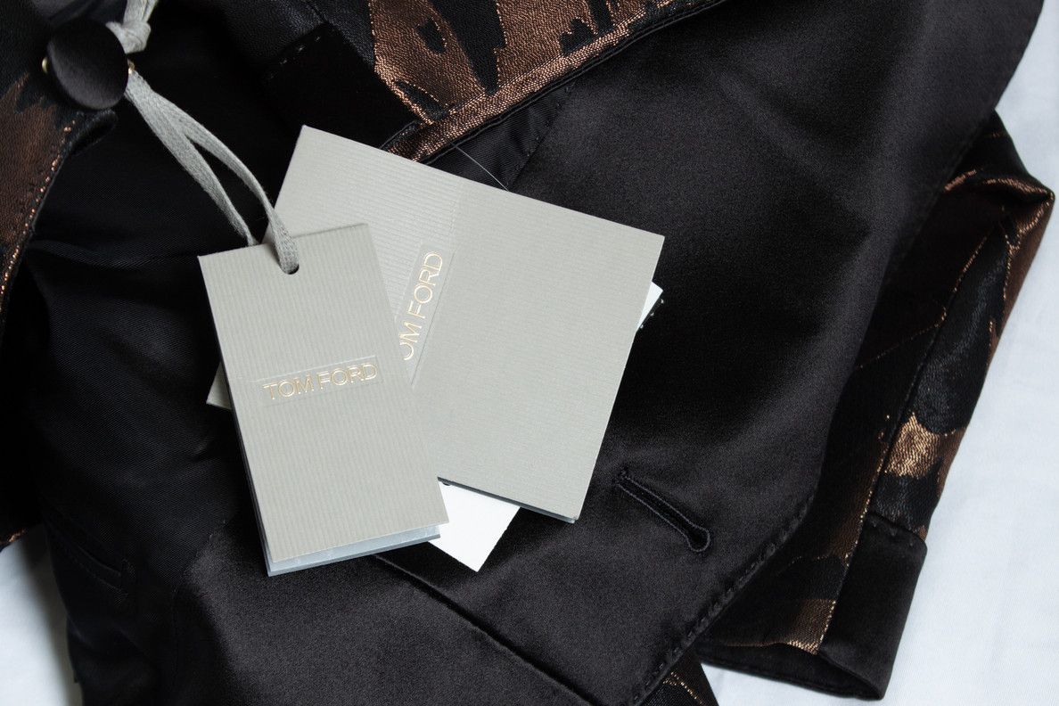 Tom Ford Tom Ford, Atticus copper tuxedo dinner jacket Size 52R - 9 Thumbnail