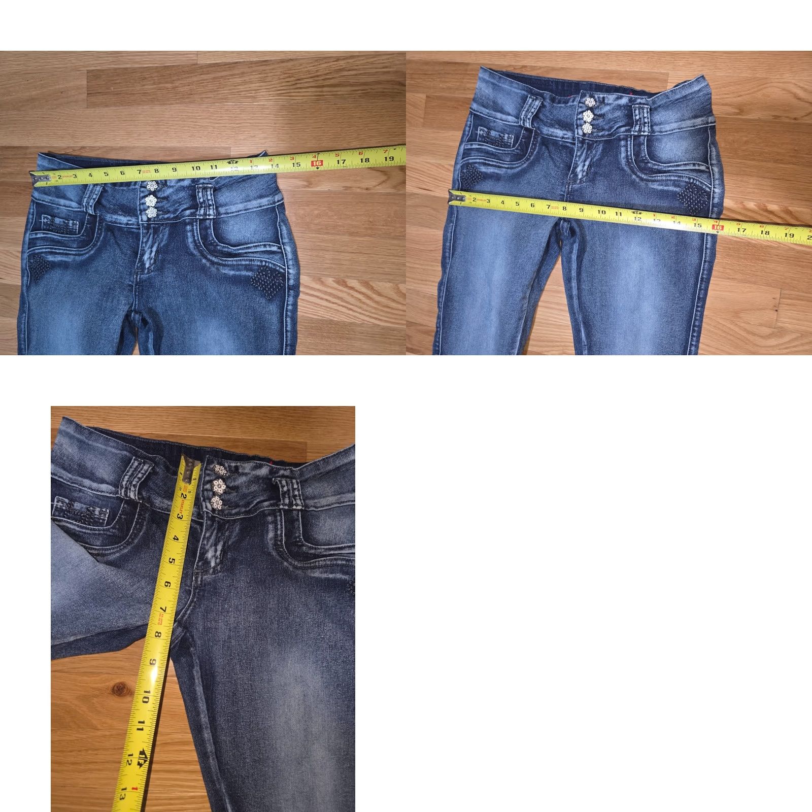 Vintage Gogo Star Jeans Women's 7 Skinny Low Rise 5-Pocket Denim Blue Cotton Stretch Medium Wash Size 28" / US 6 / IT 42 - 9 Thumbnail