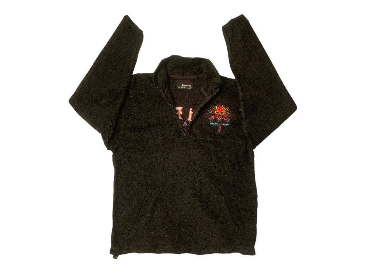 Designer × Robinson Les Bains Rare Design Vintage Robinson Half Zipper Fleece Sweater Size US M / EU 48-50 / 2 - 3 Thumbnail