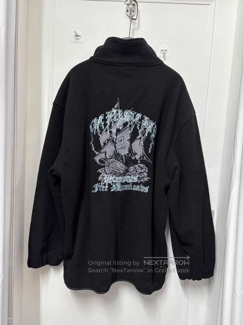 Vetements VETEMENTS Zip-Up Fleece Jacket - Black Size US S / EU 44-46 / 1 - 1 Thumbnail