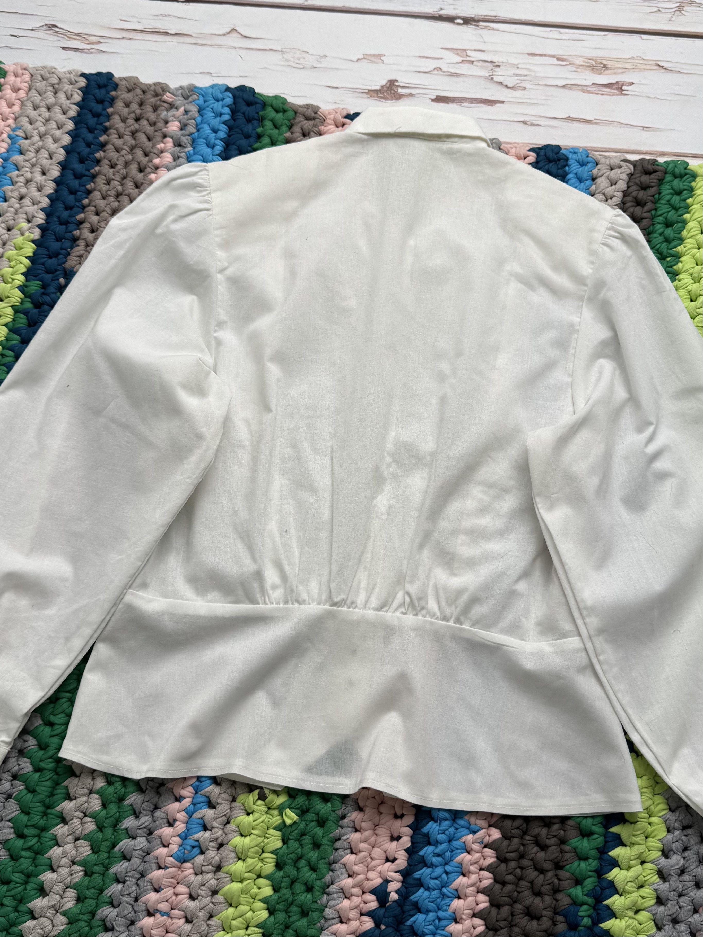 Burberry Burberry Vintage Ruffle Blouse Pleated Front Shirt Victorian Size S / US 4 / IT 40 - 7 Thumbnail