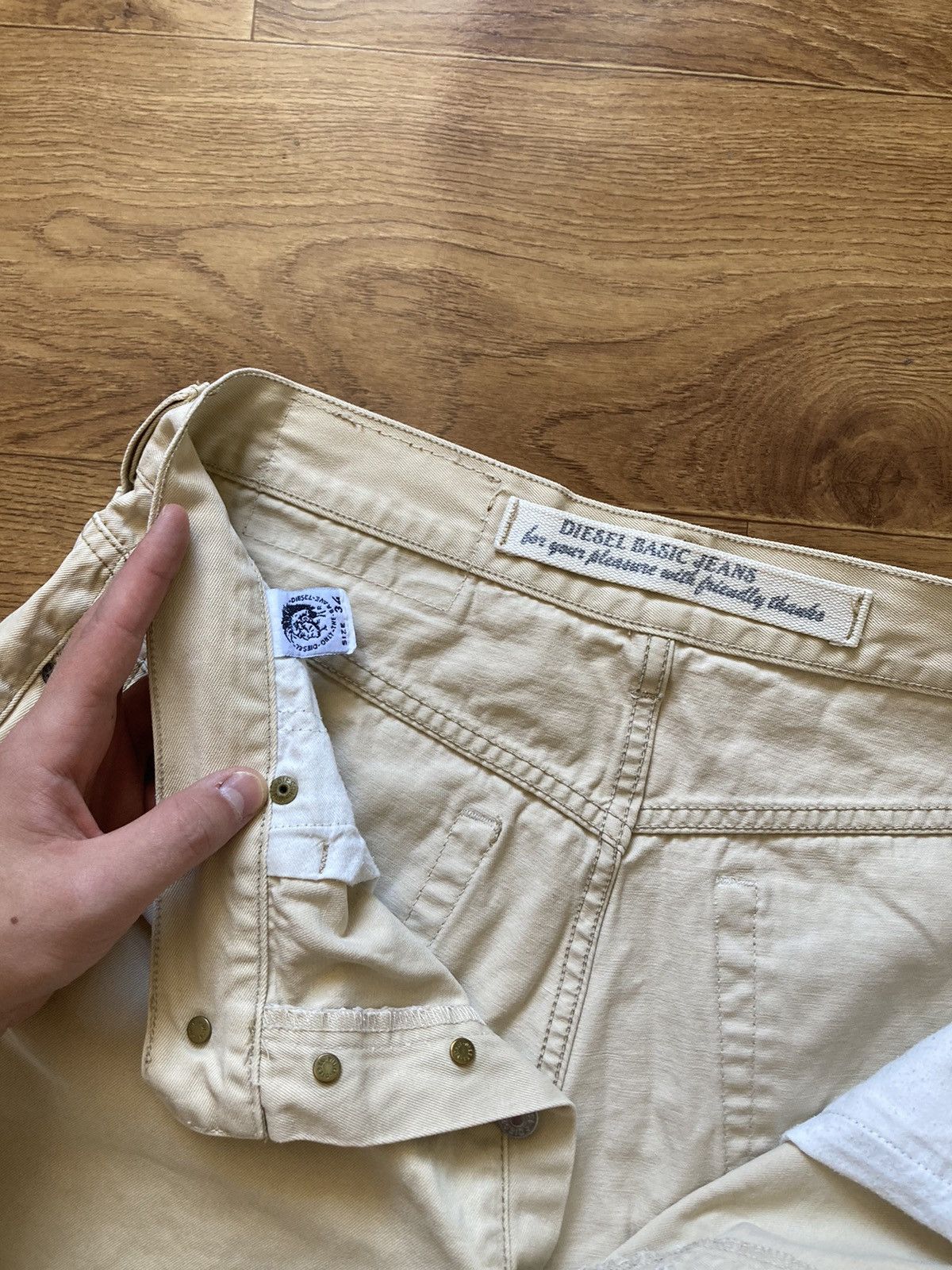 Diesel × Vintage Vintage diesel industries denim shorts 34 M / L y2k 90’s Size US 34 / EU 50 - 8 Thumbnail