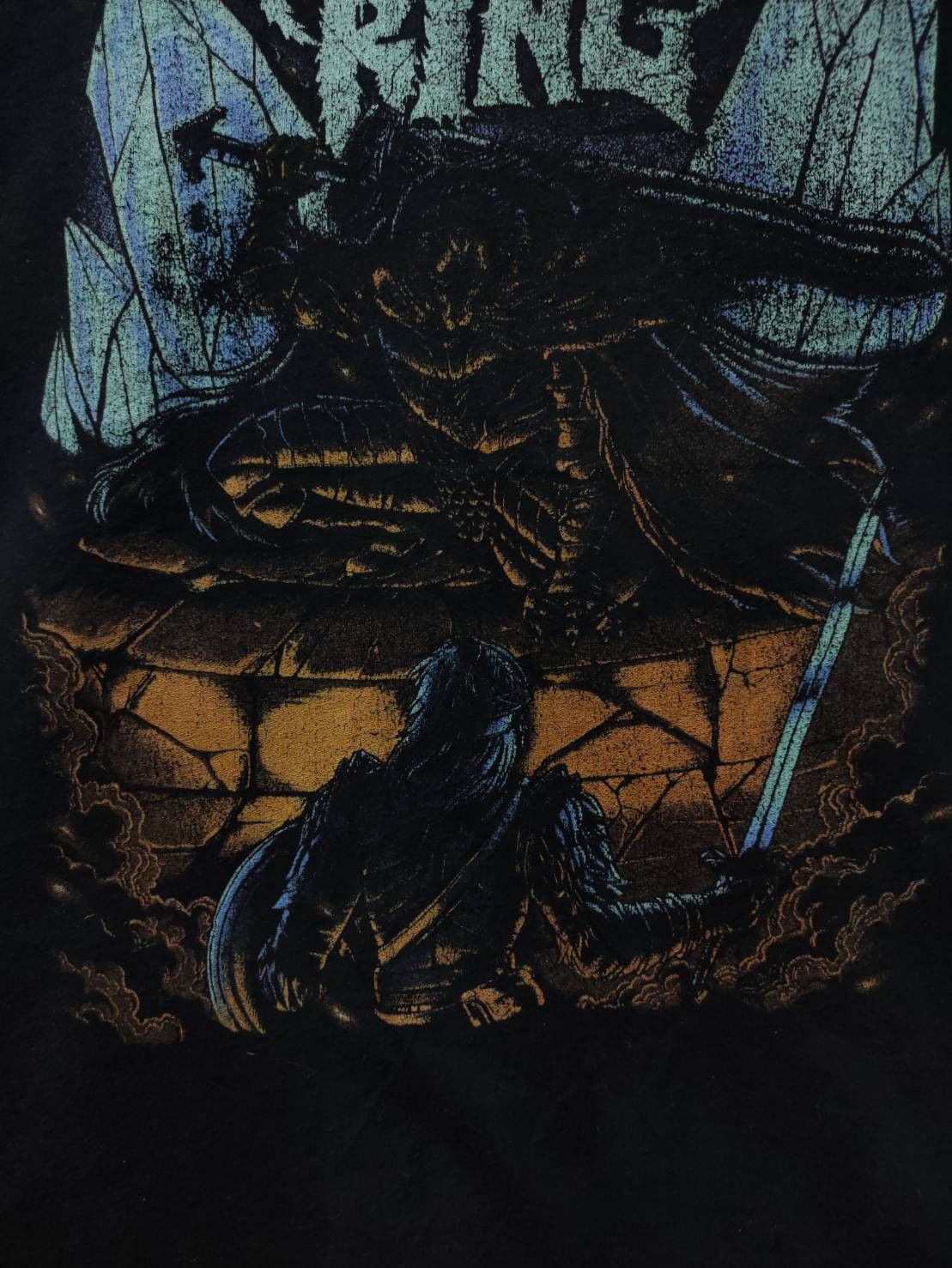 Playstation Elden Ring " The Half Wolf " Art Game Promo T-Shirt Size US M / EU 48-50 / 2 - 4 Thumbnail