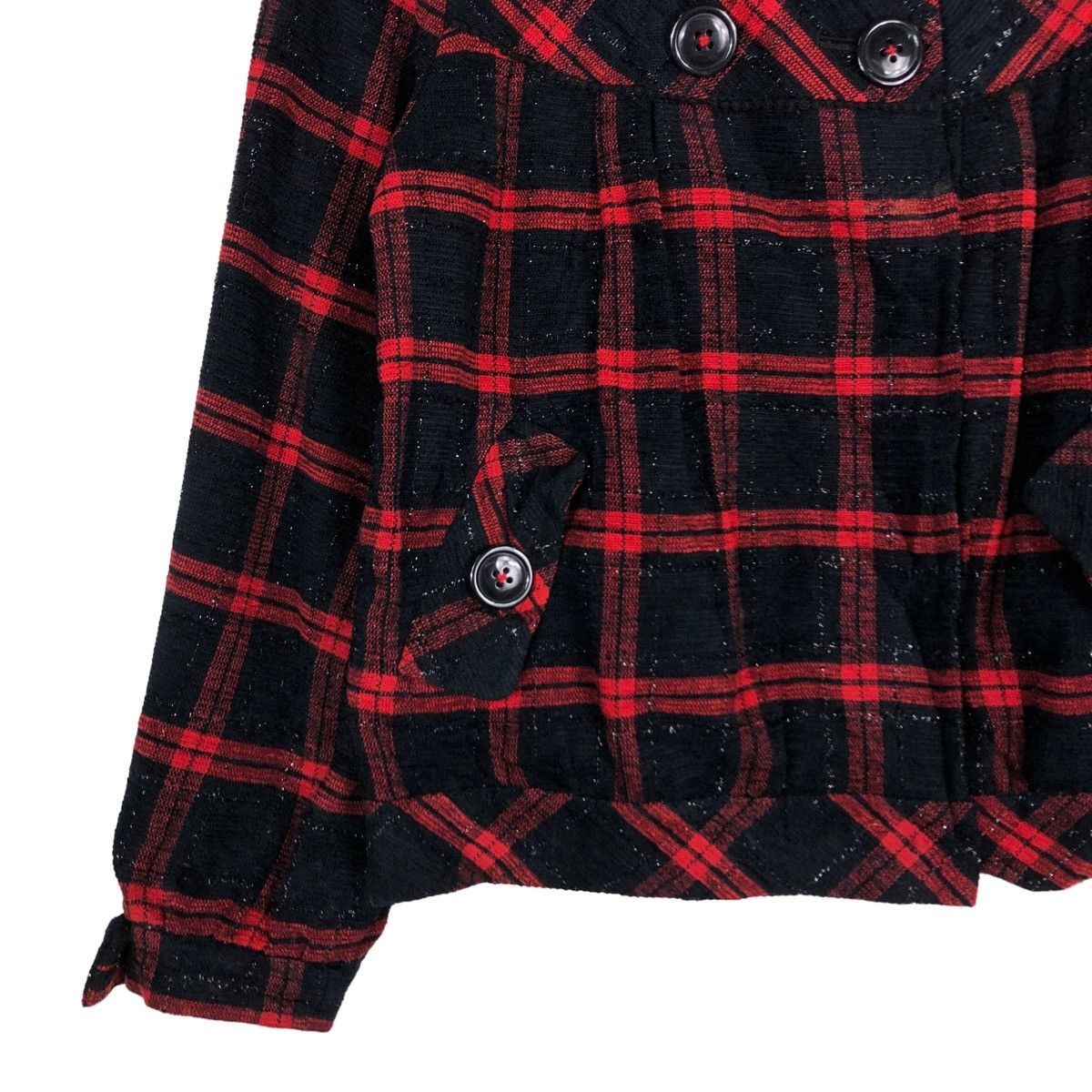 Hysteric Glamour DOUBLE BREAST WOOL BIKER JACKET MINIMUM JAPAN TARTAN DESIGN Size US S / EU 44-46 / 1 - 4 Thumbnail