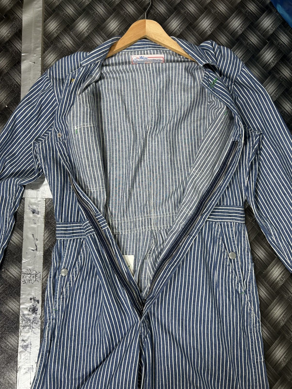 Japanese Brand ⚡️Vintage RNA inc Japan Hikori Workers Clothing Coverall Size US 34 / EU 50 - 10 Thumbnail