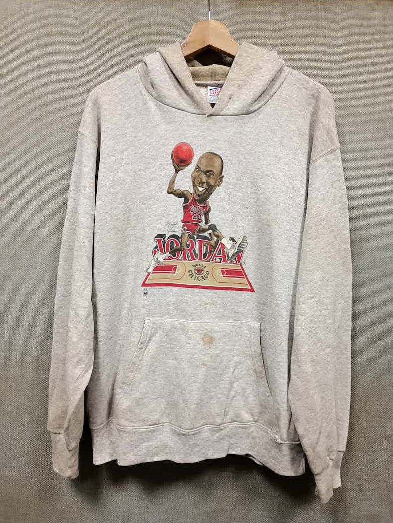 Jordan Brand vintage 80s sweatshirt hoodie nba michel jordan Size US M / EU 48-50 / 2 - 1 Thumbnail