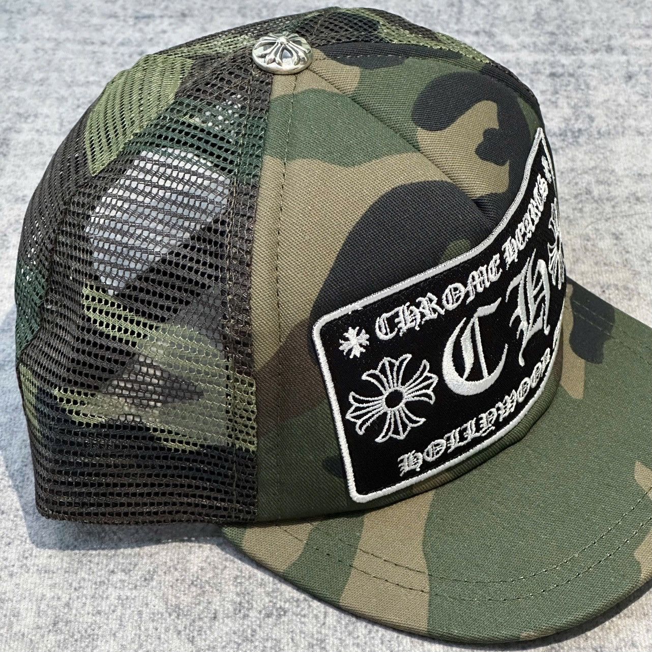 Chrome Hearts Chrome Hearts CH Hollywood Trucket hat camo Size ONE SIZE - 2 Thumbnail