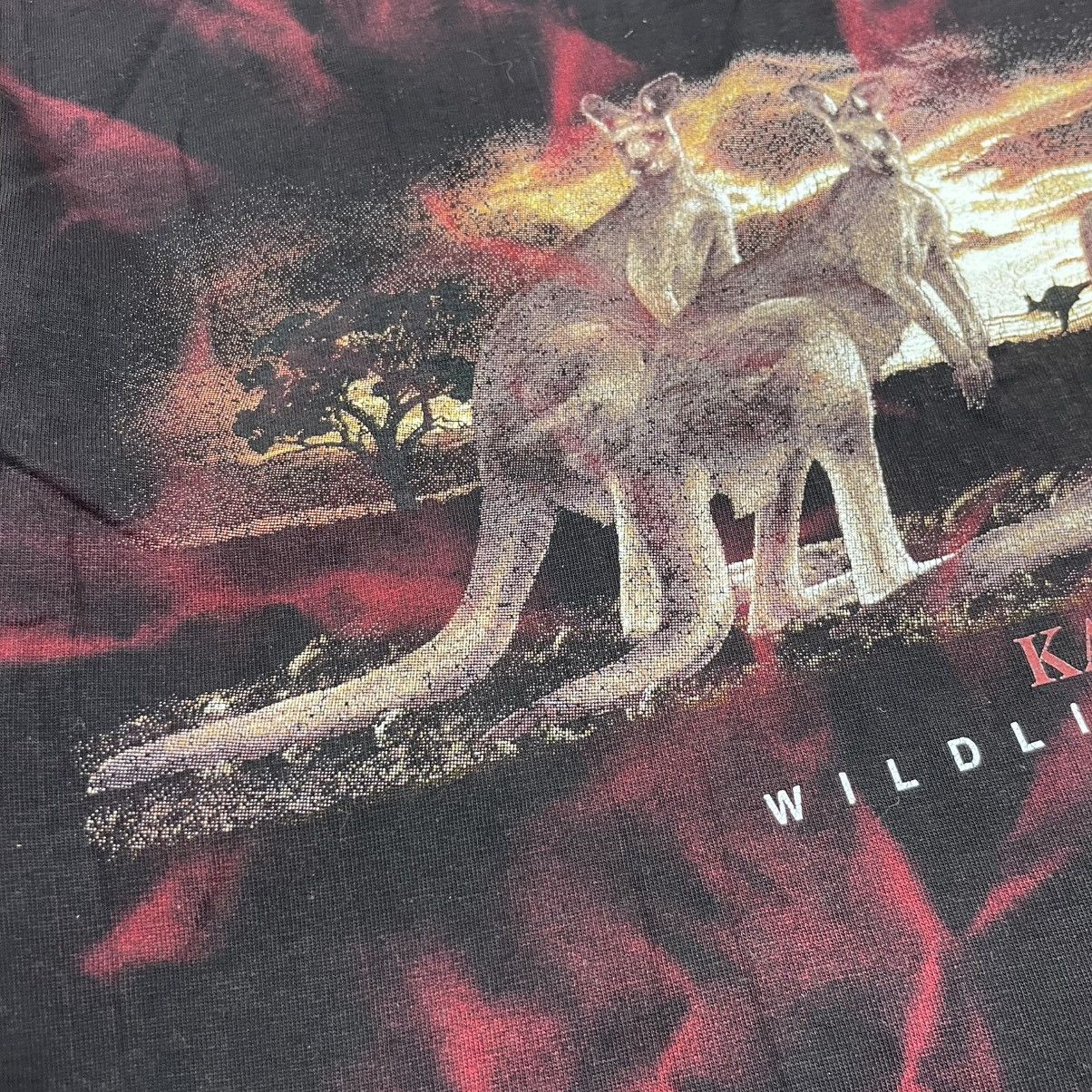Vintage Churinga Designs Kangaroos Wildlife Australia T Shirt Size US XL / EU 56 / 4 - 11 Thumbnail