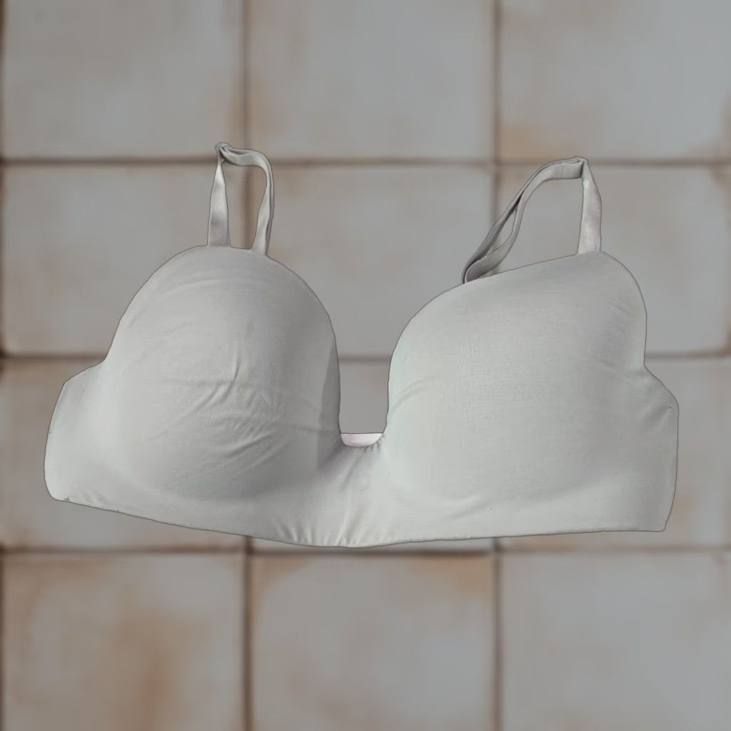 Victorias Secret Victoria's Secret Wireless T-Shirt Bra 34D Gray Solid Lightly Lined Womens in Grey