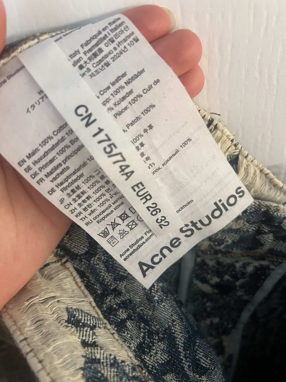 Acne Studios Acne Studios Jean Ample 2023 Size US 26 / EU 42 - 7 Thumbnail