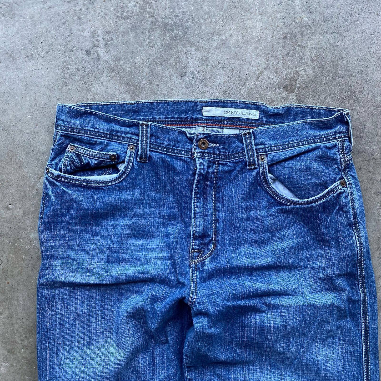 Vintage VINTAGE Y2K EMBROIDERED JEANS MEGA BAGGY JNCO-LIKE 36X30 Size US 36 / EU 52 - 2 Thumbnail