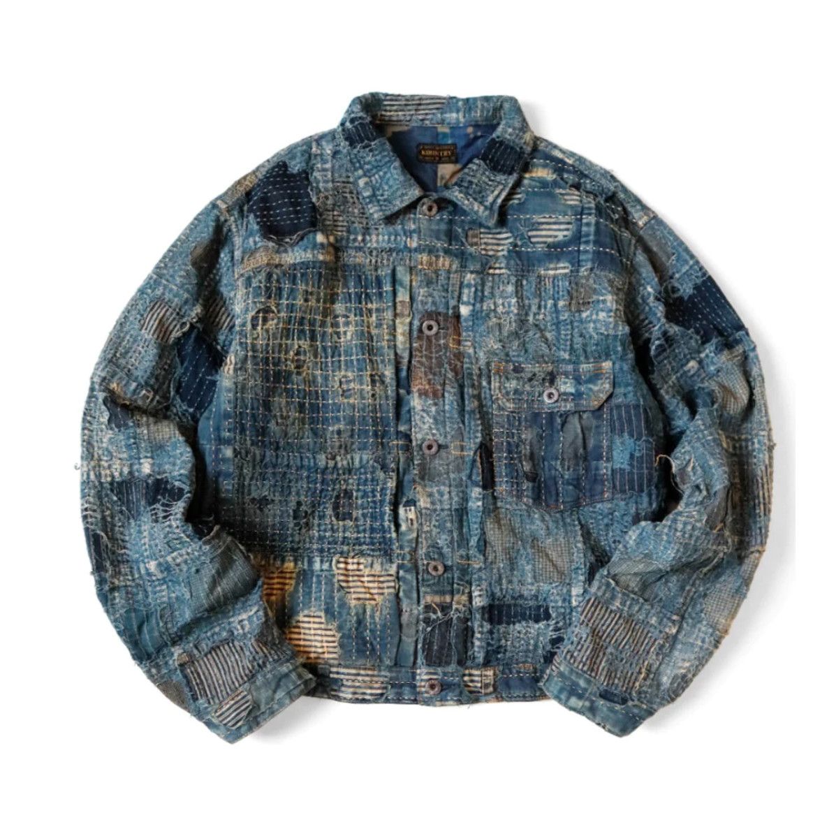 image of Kapital Boro Spring 1St Jacket in Blue, Men's (Size Medium)