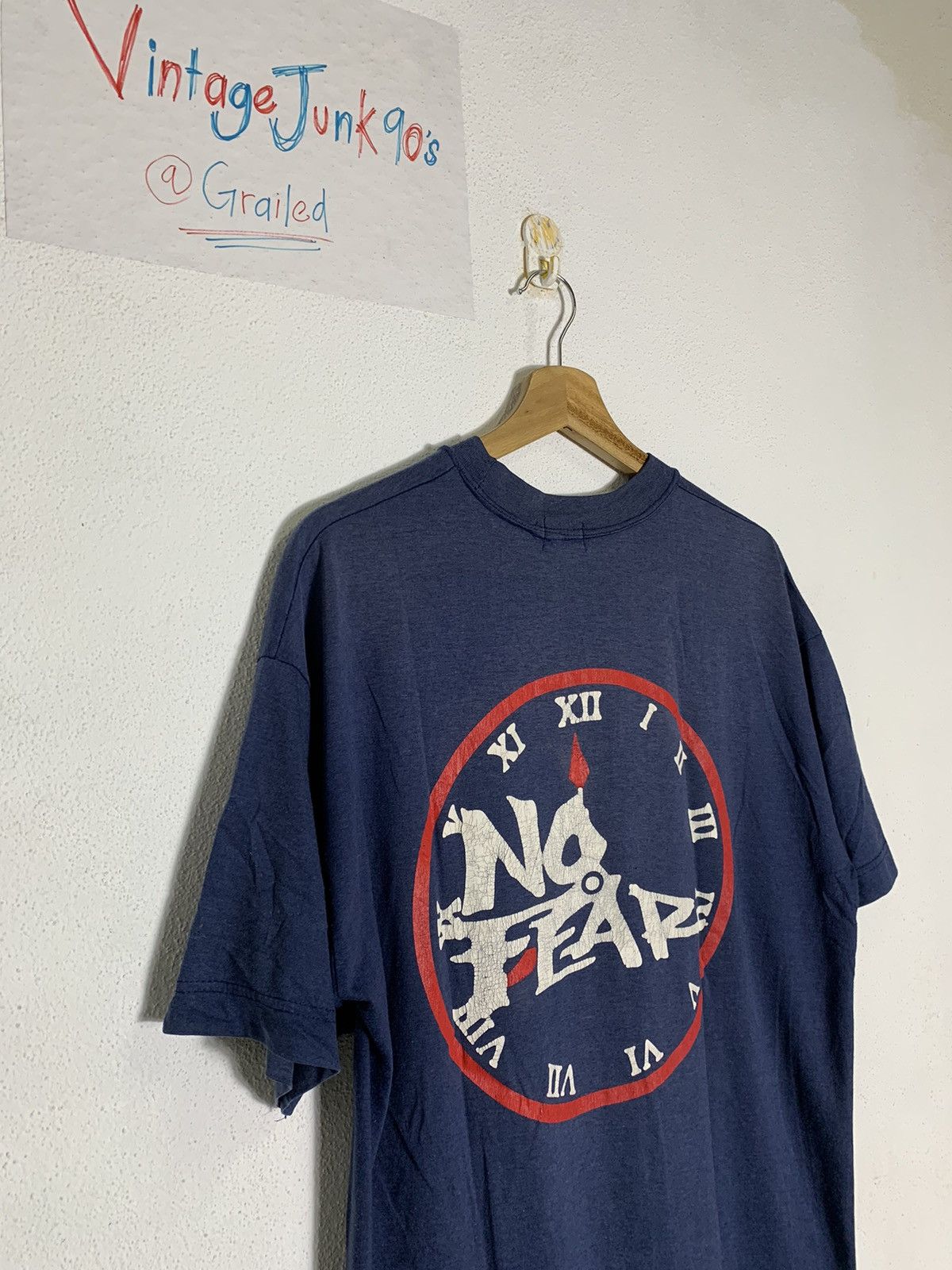 Vintage Vintage No fear Clock t-shirt Size US M / EU 48-50 / 2 - 4 Thumbnail