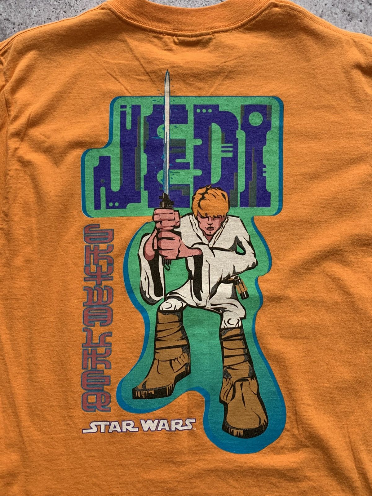 Vintage 🔥Vintage 1997 Star Wars JEDI Luke Skywalker T-Shirt Size US M / EU 48-50 / 2 - 5 Thumbnail