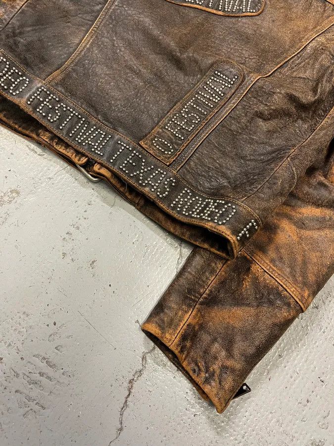 Dolce & Gabbana SS2001 Dolce & Gabbana Rodeo Studded Aged Leather Jacket Size US M / EU 48-50 / 2 - 9 Thumbnail