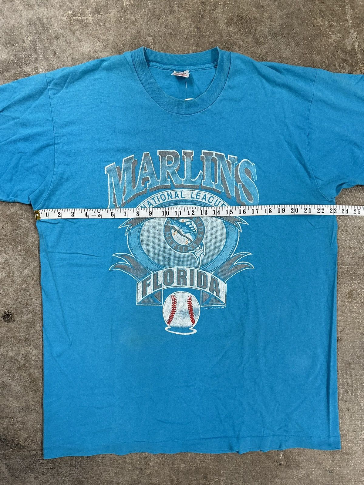 MLB Vintage 90s Florida Marlins MLB T-Shirt Size US XL / EU 56 / 4 - 12 Thumbnail