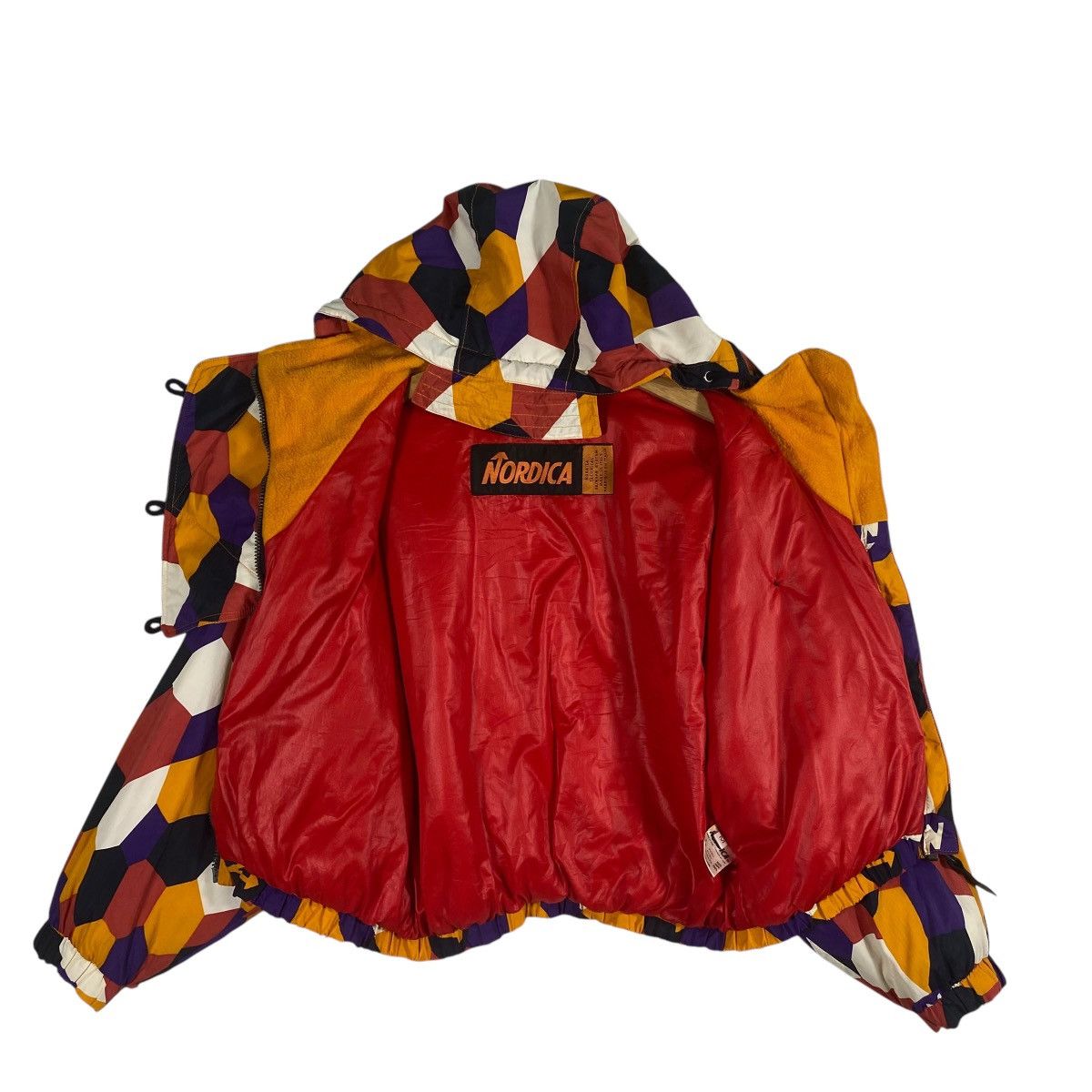 Vintage Vintage Nordica Hoodie Ski Crop Top Jacket Zipper M Size Size M / US 6-8 / IT 42-44 - 9 Thumbnail