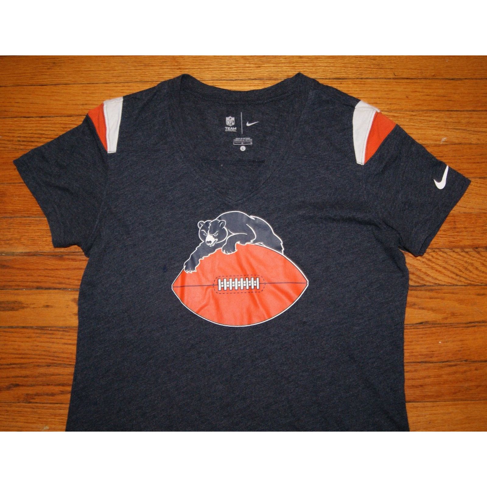 Nike Chicago Bears Womens L Nike Team Apparel Jersey Style TShirt Size L / US 10 / IT 46 - 1 Thumbnail