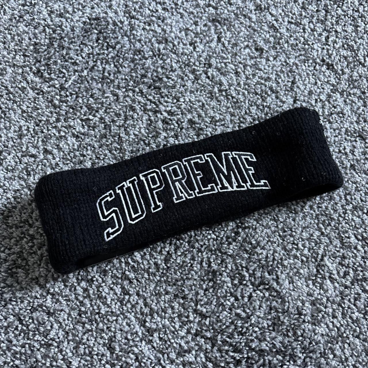 Supreme New Era Sequin Arc Logo Headband FW18