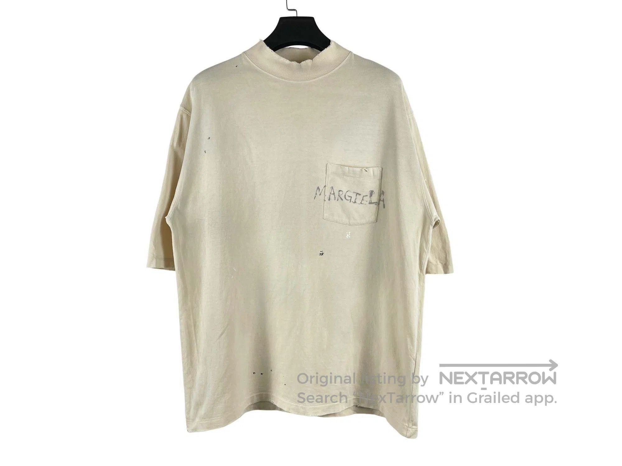 Maison Margiela Maison Margiela Hand-Drawn Logo Short Sleeve T-Shirt Size US L / EU 52-54 / 3 - 1 Thumbnail